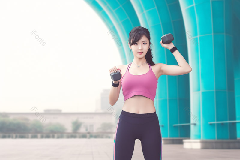 户外锻炼穿运动装的女人,高清,摄影图,摄影图片,图片大全,摄影图免费下载